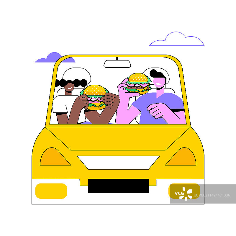 卡通午餐图片素材