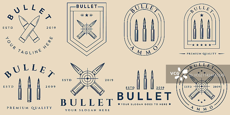 复古标志、图标与符号图片素材