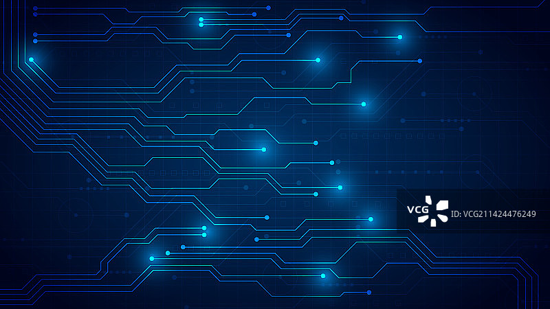具有高科技数字数据的技术背景图片素材