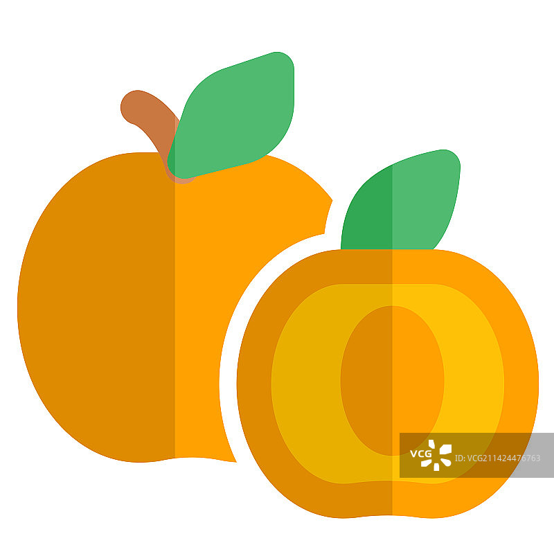 诱人多汁的杏子图片素材