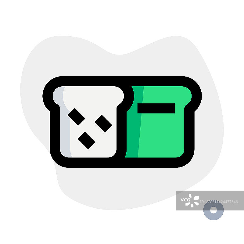 柔软蓬松的全麦面包图片素材