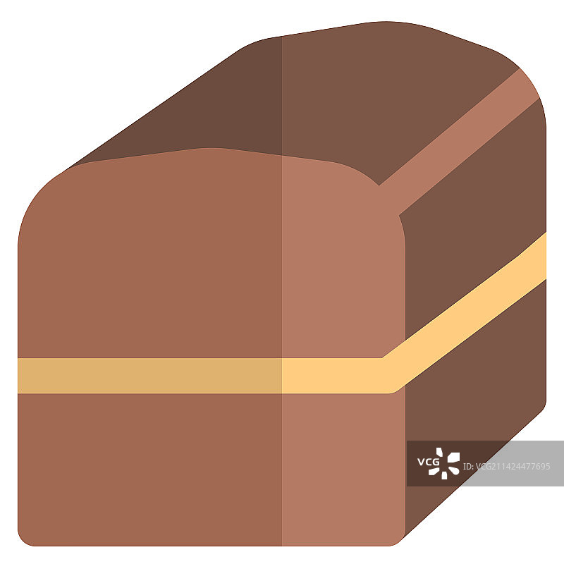 浓郁的巧克力布朗尼图片素材