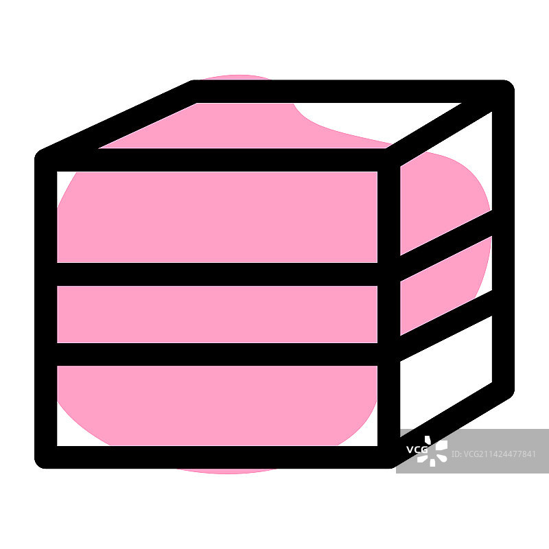 新鲜巧克力布朗尼块图片素材