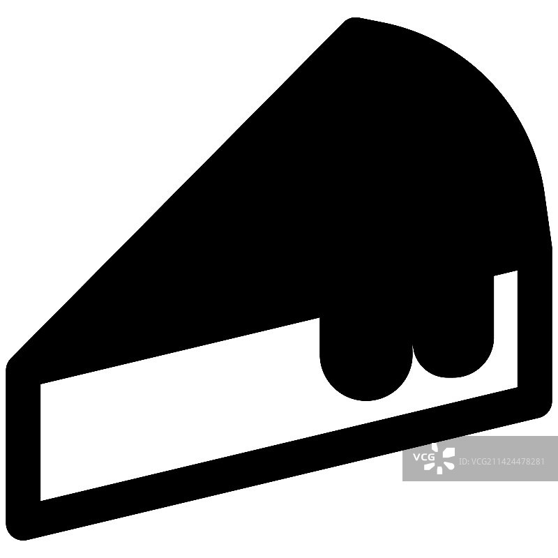 令人垂涎的软奶酪融化蛋糕图片素材