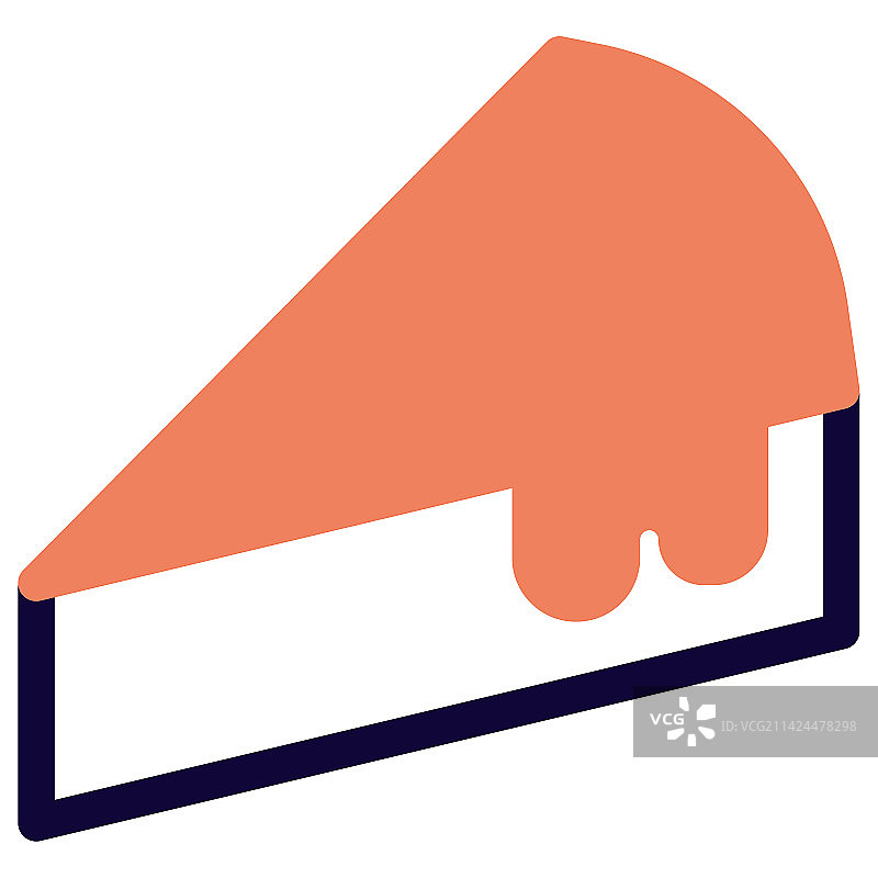 令人垂涎的软奶酪融化蛋糕图片素材