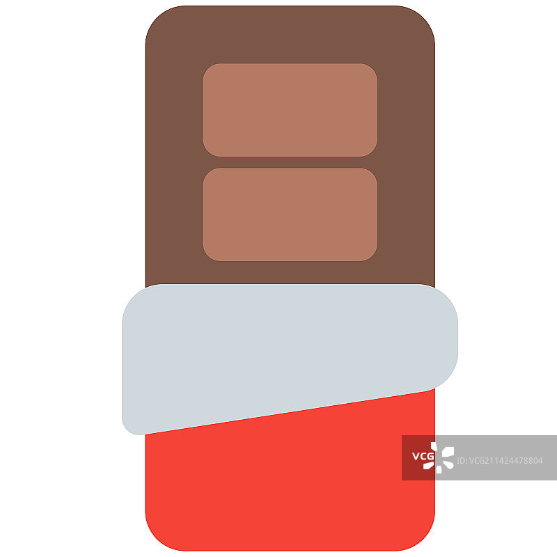 包装纸里的美味黑巧克力图片素材