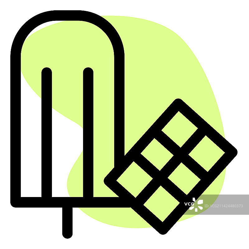 巧克力味冷冻冰淇淋图片素材