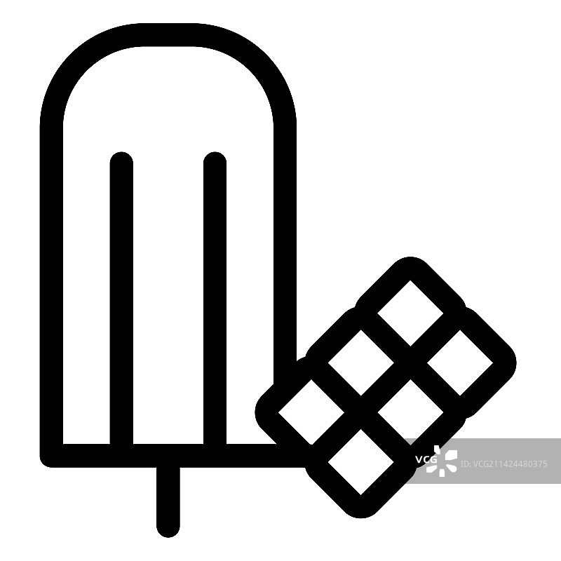 巧克力味冷冻冰淇淋图片素材