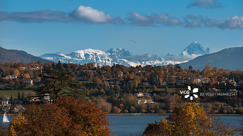 日内瓦城市景观图片素材