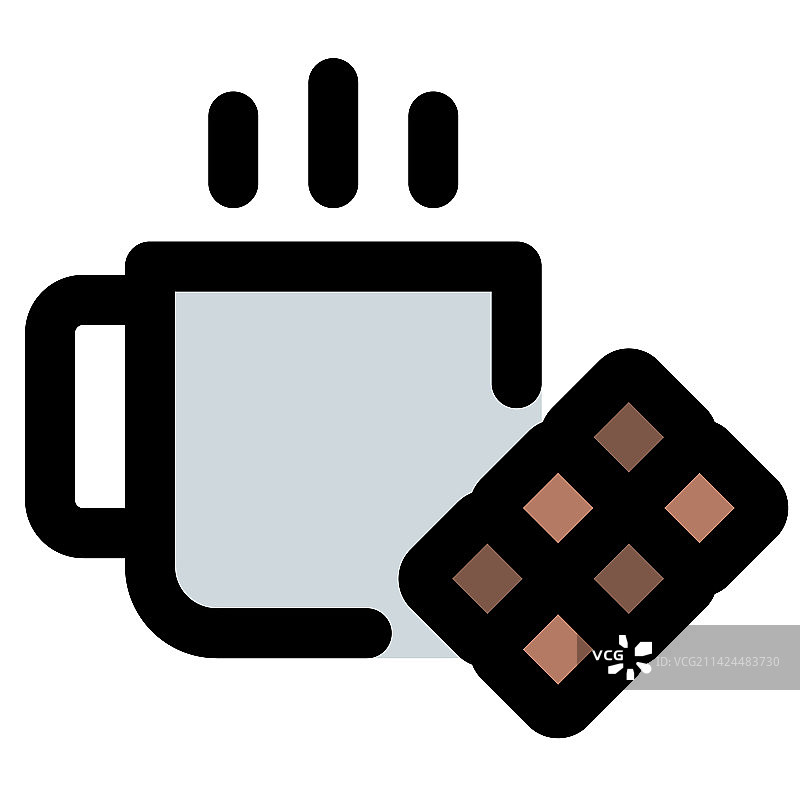 杯装美味热巧克力饮品图片素材