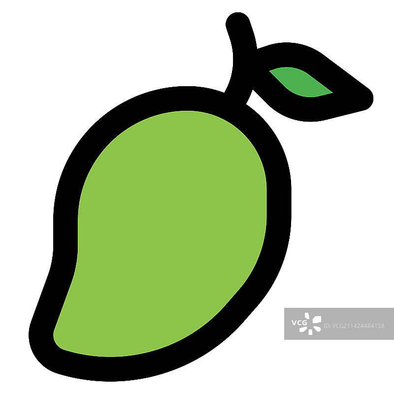 新鲜多汁的芒果特写图片素材