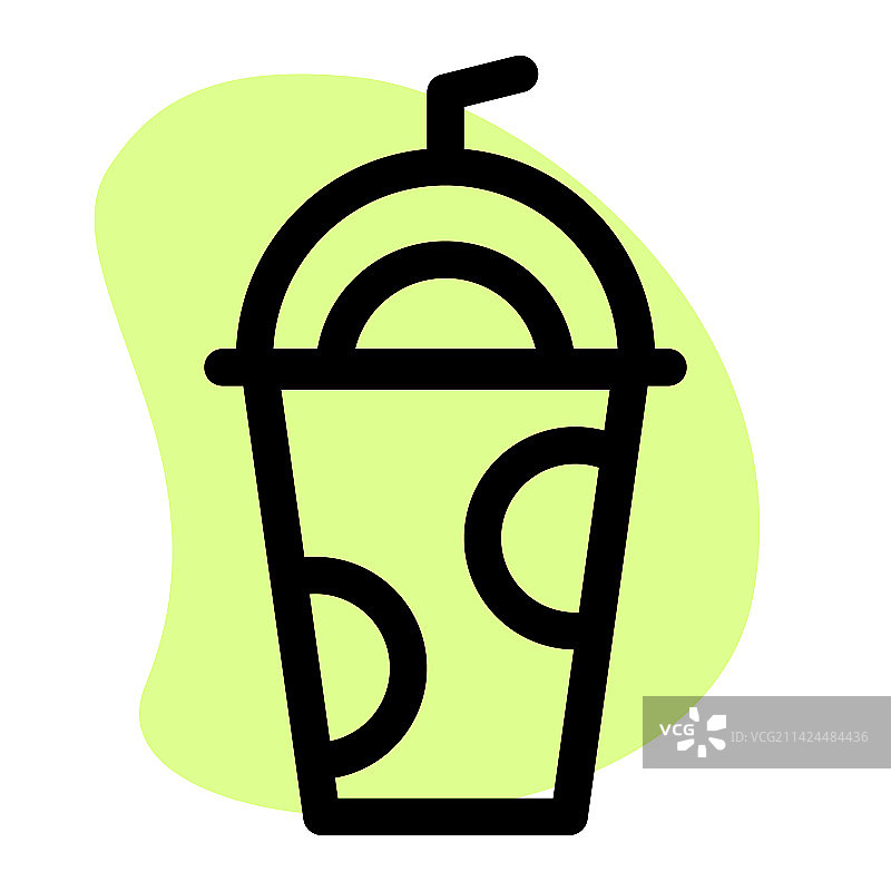 一次性外卖奶昔图片素材