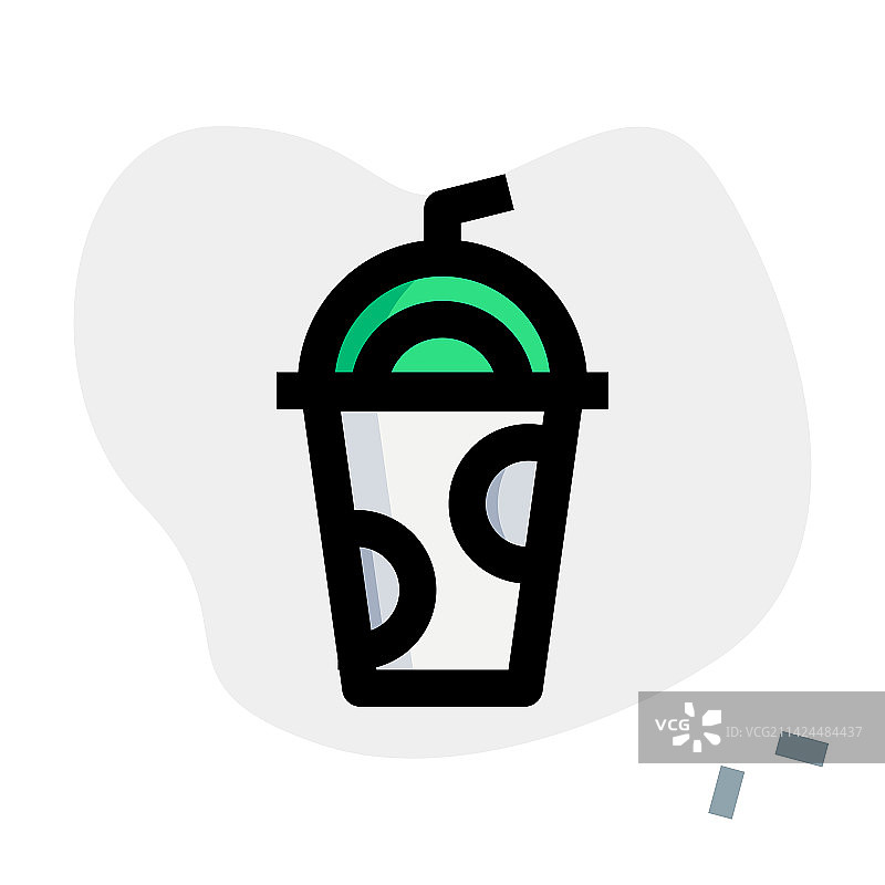 一次性外卖奶昔图片素材