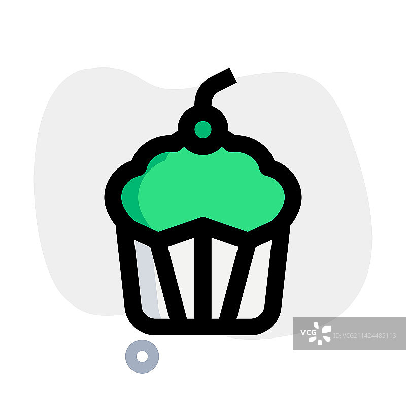 奶油纸杯蛋糕图片素材