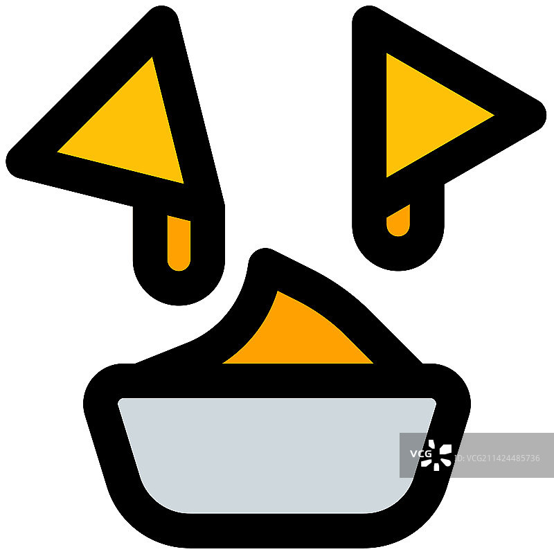 玉米片轮廓图片素材