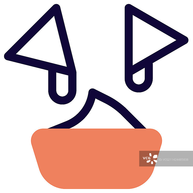 玉米片轮廓图片素材