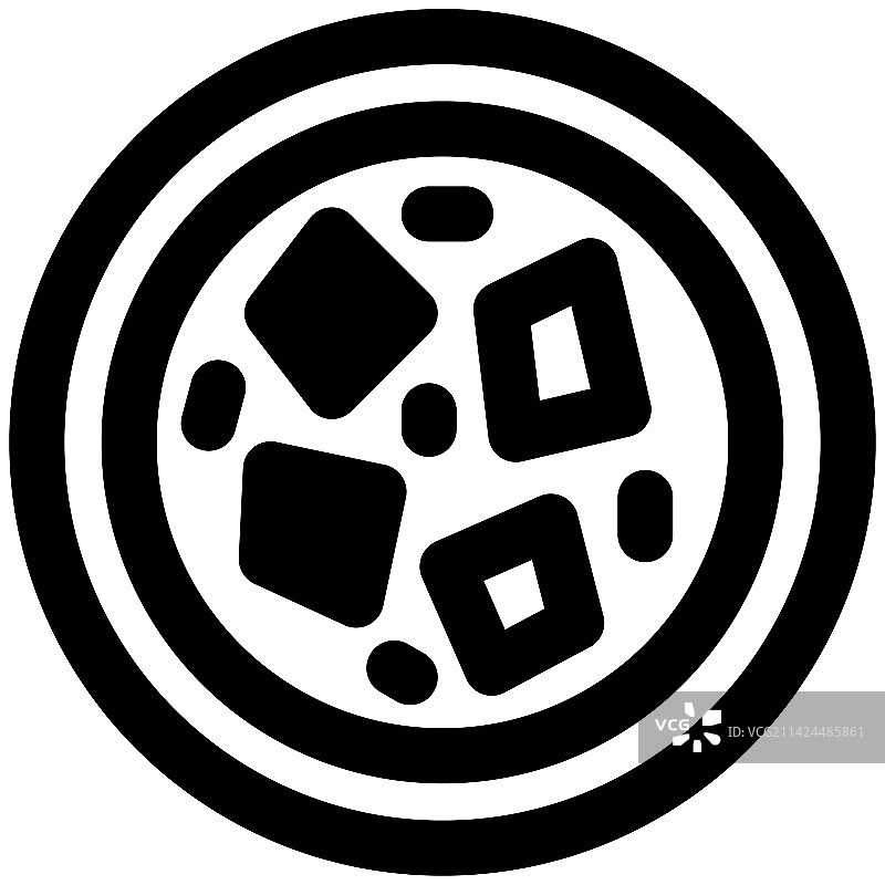 仙人掌菜肴线条图片素材