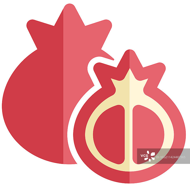 富含维生素的甜热带石榴图片素材