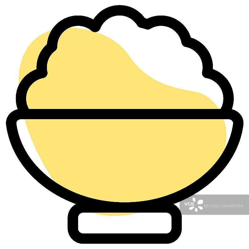 一碗热气腾腾的米饭图片素材