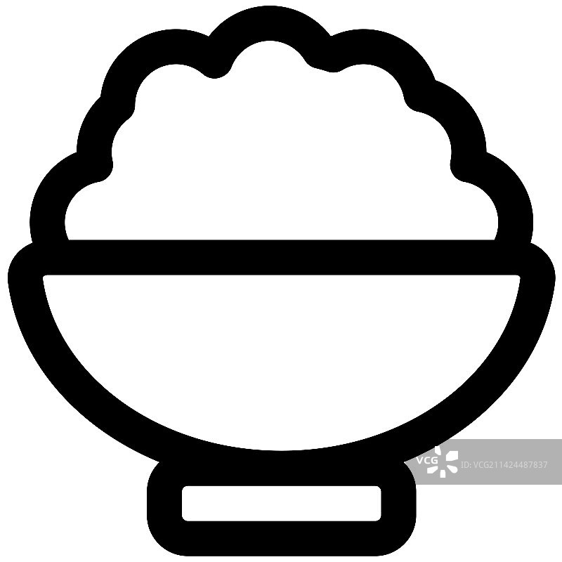 一碗热气腾腾的米饭图片素材