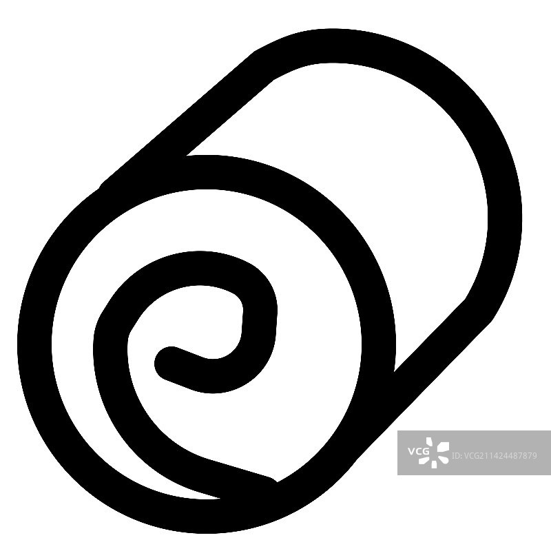 美味巧克力卷蛋糕图片素材