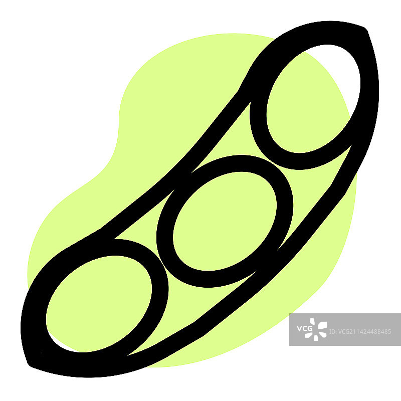 用于食品制备的剥皮大豆荚图片素材