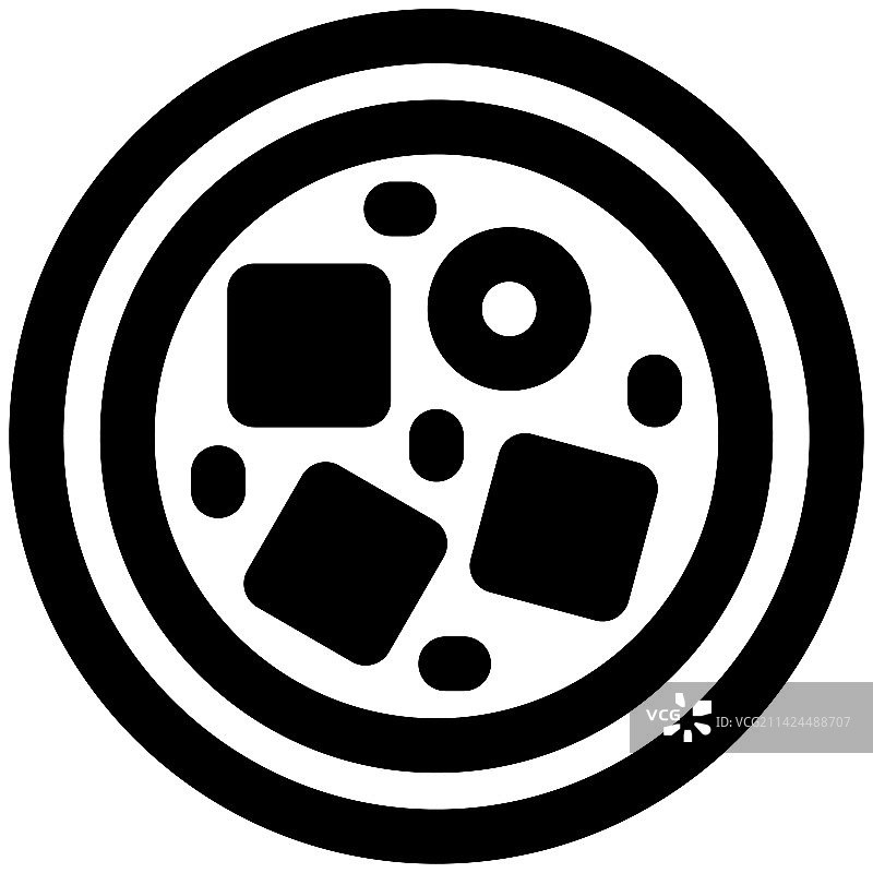 炖菜碗轮廓图片素材