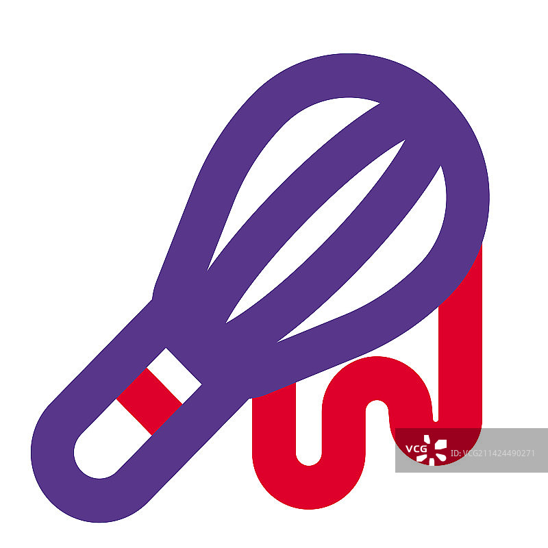 融化巧克力从打蛋器滴落图片素材