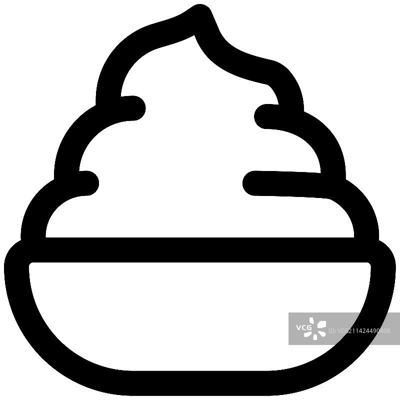 作为零食的新鲜酸奶蘸酱图片素材