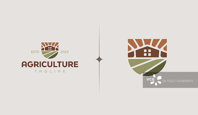 农业农场logo模板通用创意图片素材