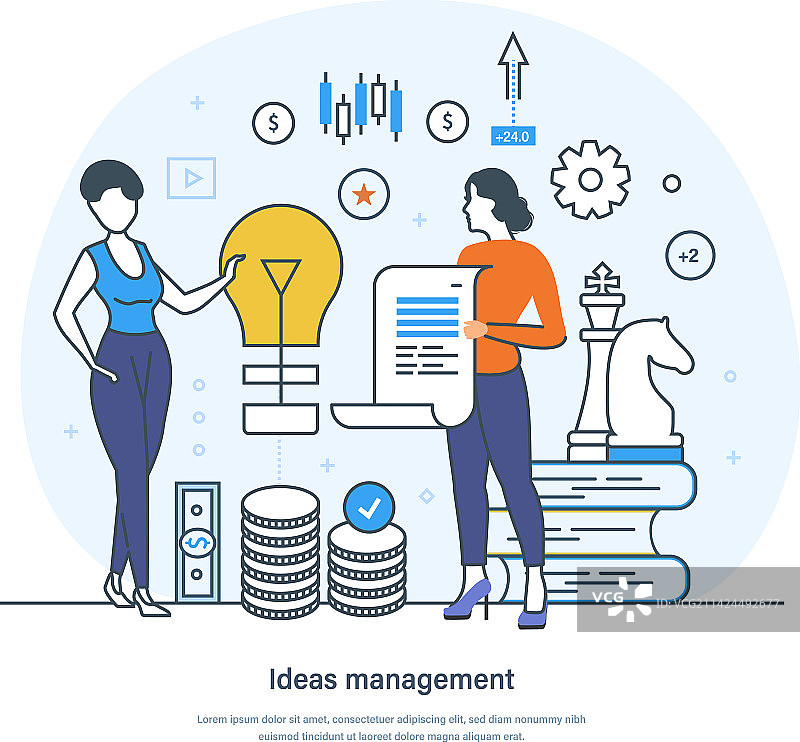 创意想法管理图片素材