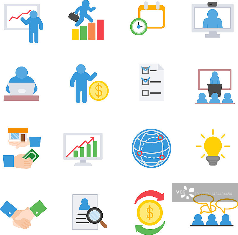 企业管理图标集：人力资源图片素材