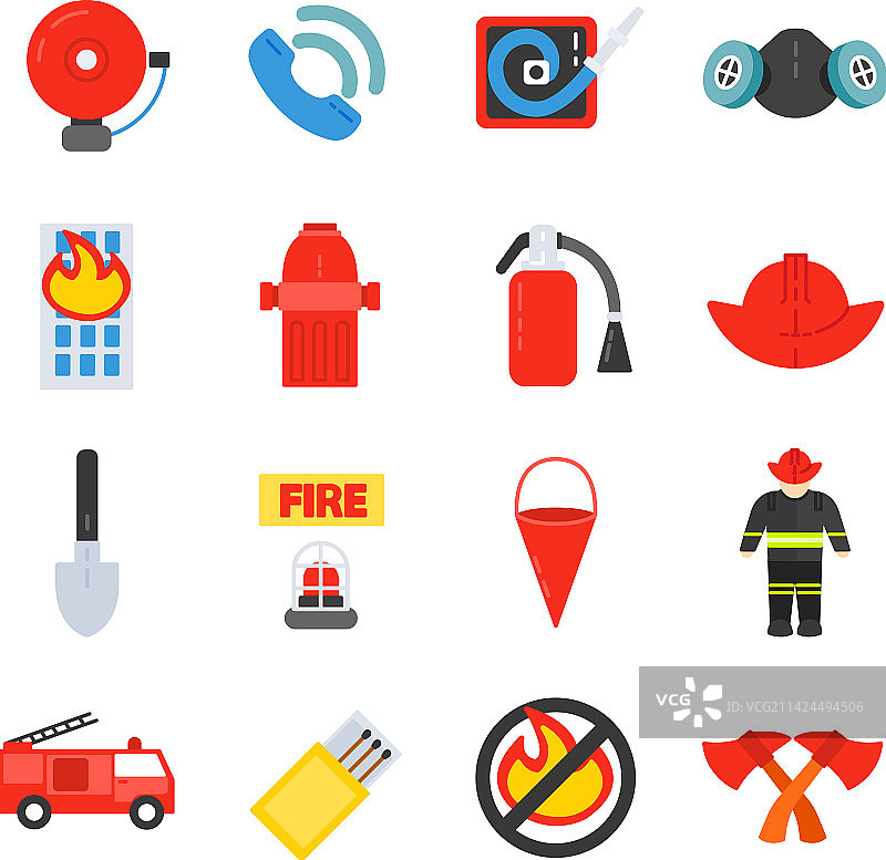 消防图标合集图片素材