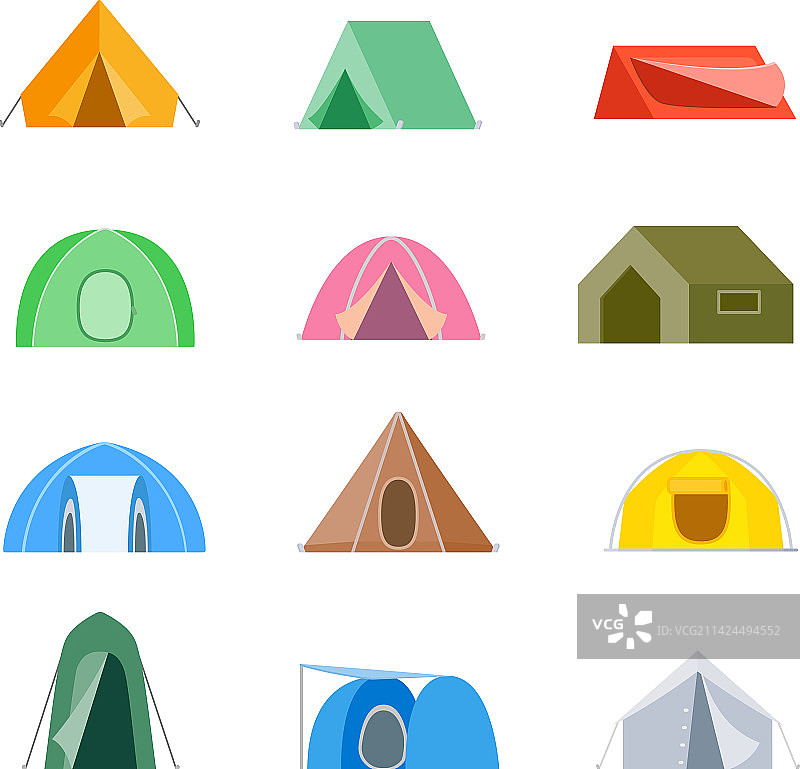 旅游帐篷合集图片素材