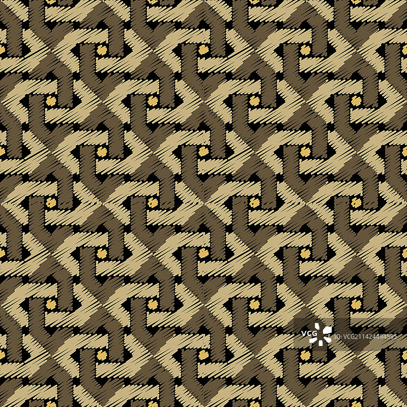 凯尔特辫状挂毯无缝图案图片素材