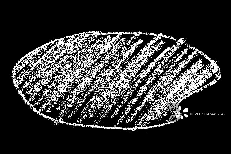 在粉笔上涂鸦手绘的污渍图片素材