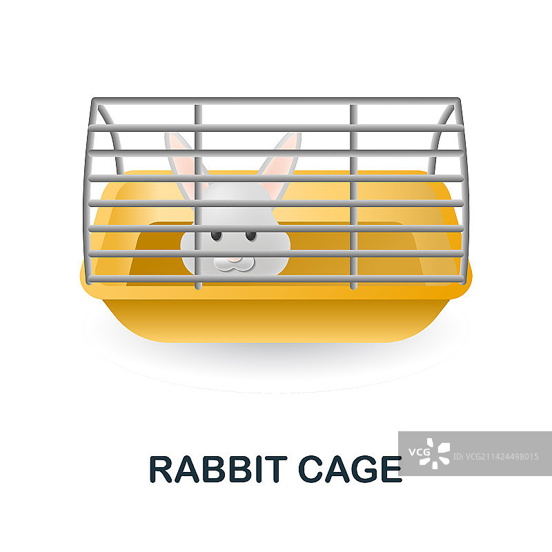 宠物笼子3D图标图片素材