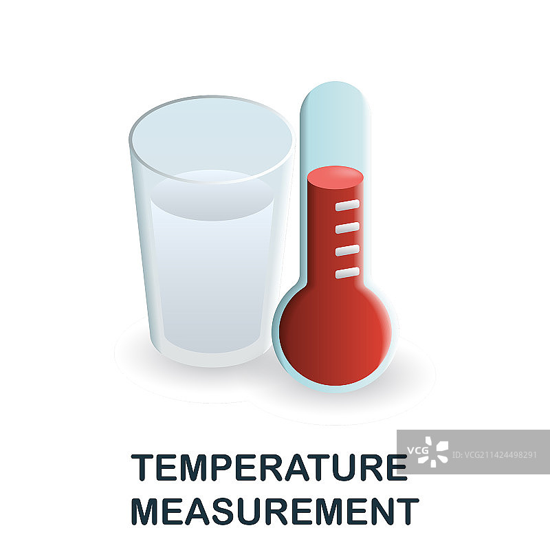 3D温度测量图标图片素材
