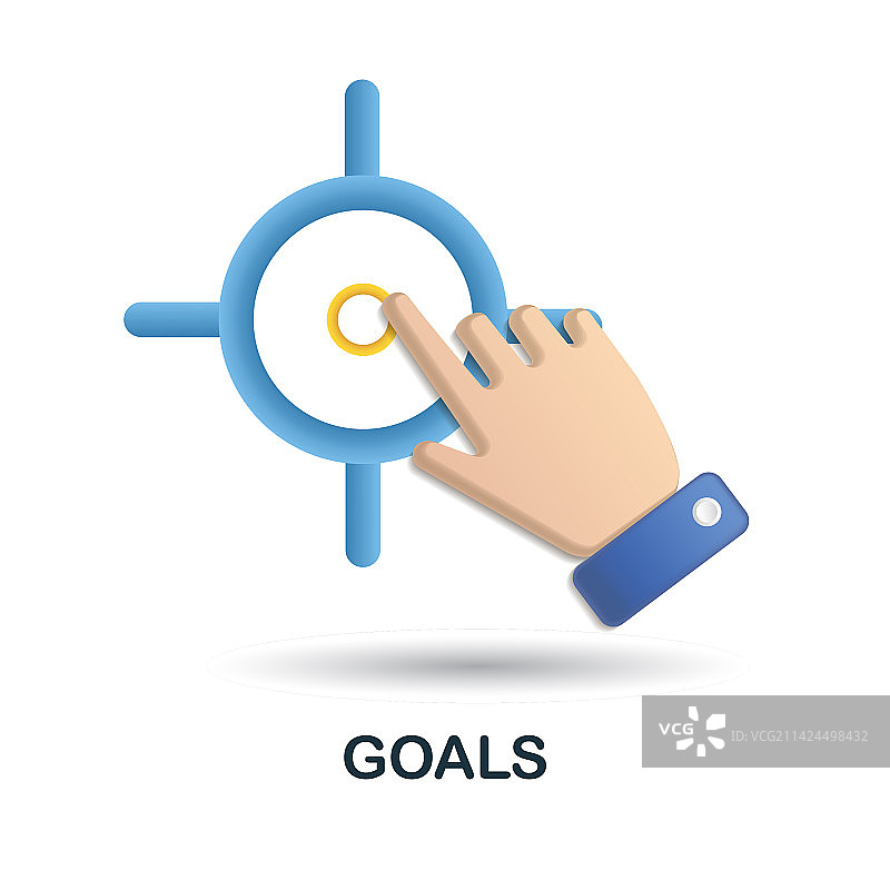 绩效系列目标3D图标图片素材