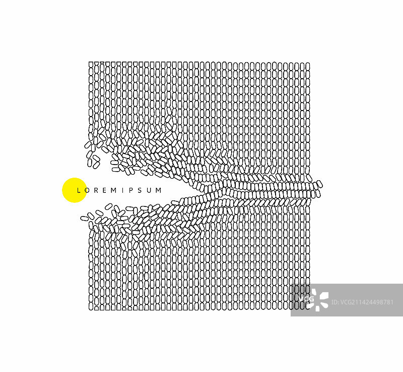 不规则随机椭圆阵列图片素材