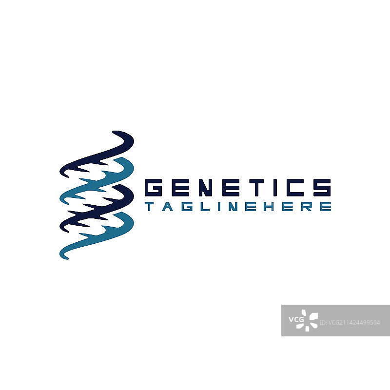 现代医疗DNA标志设计模板图片素材
