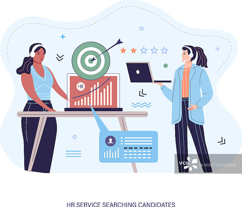 HR服务：搜索招聘候选人图片素材