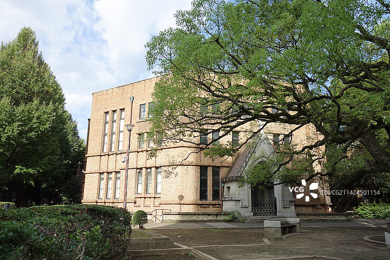 日本东京大学校园风光图片素材