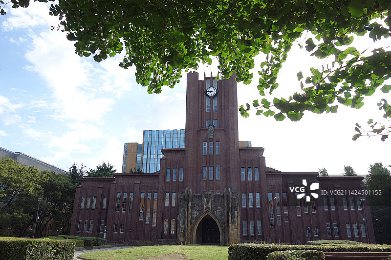 日本东京大学校园风光图片素材