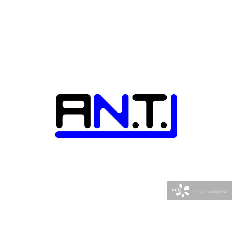 蚂蚁字母logo创意设计图片素材