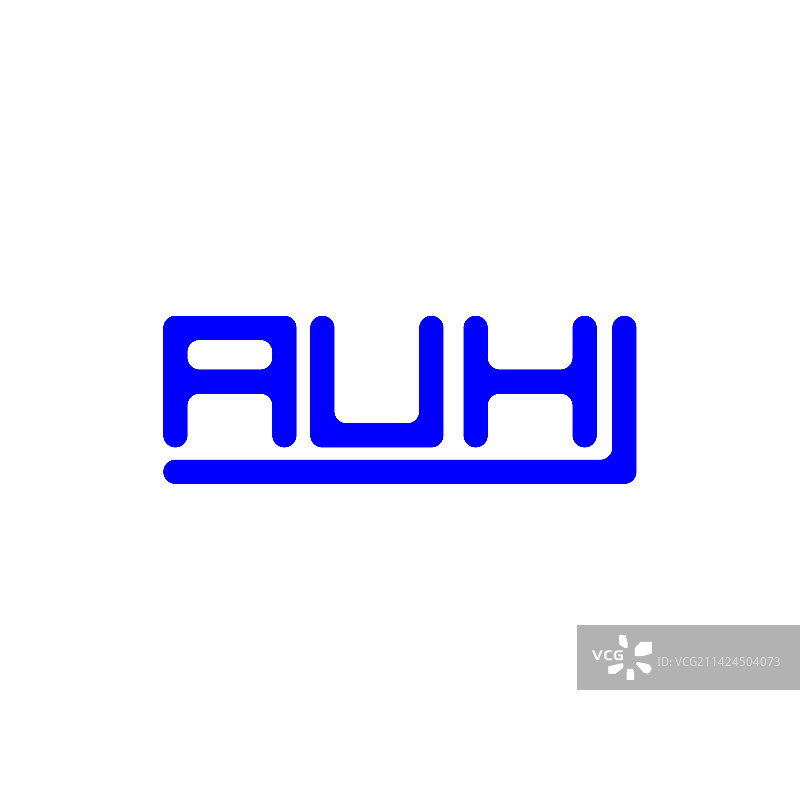 auh字母logo创意图形设计图片素材