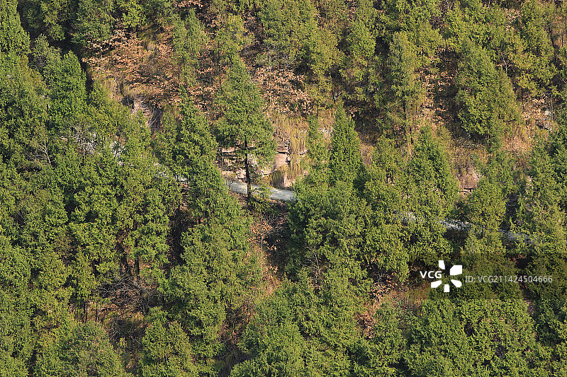 四川省广元市朝天区大滩镇山区农村公路图片素材