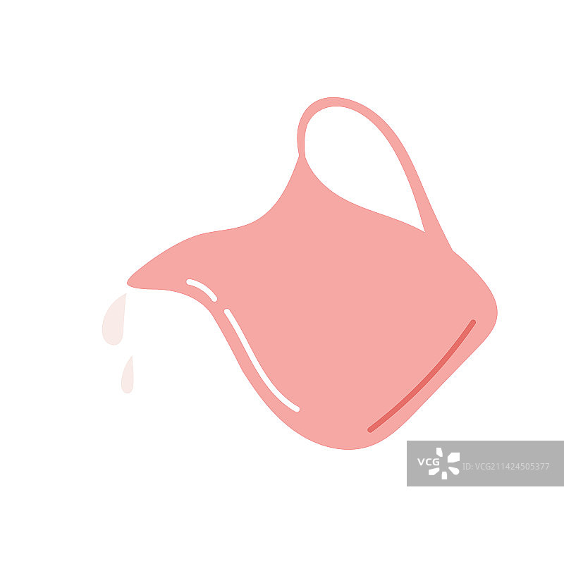 卡通扁平风格手绘奶精图片素材