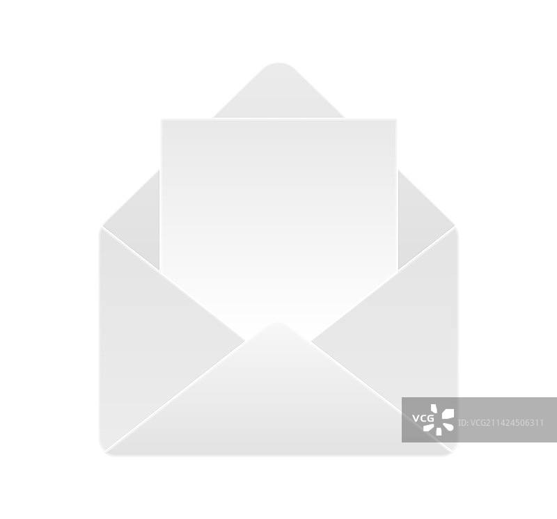 白色信封概念图片素材