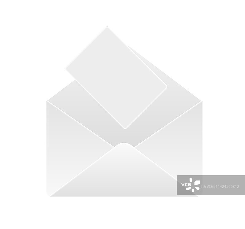 白色信封概念图片素材